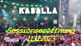 Kasalla - Sessionseröffnung Kölner Karneval 11.11.2023