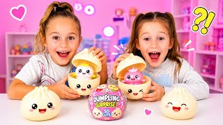 My Daughters Open Mystery Dumpling Squishies!