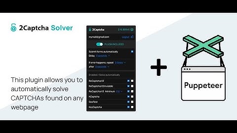 Использование расширения 2captcha-solver в Puppeteer