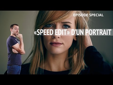 Retouche de peau - Speed Edit d&#039;un portrait en lumière naturelle