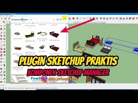 Plugin Sketchup yang Powerfull | Component Finder