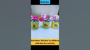 Articles A An The for kids/ Articles TLM, Articles activity/ Usage of a, an and the/English Grammar