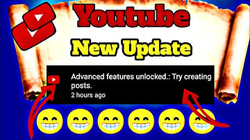 Advance features unlocked try creating  posts || How to Enable community tab || Today