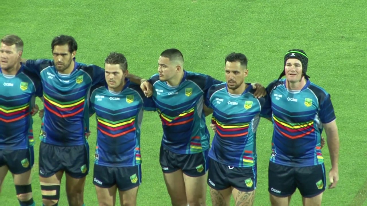 2017 RLWC Warm Up - Combined Affiliated States v England