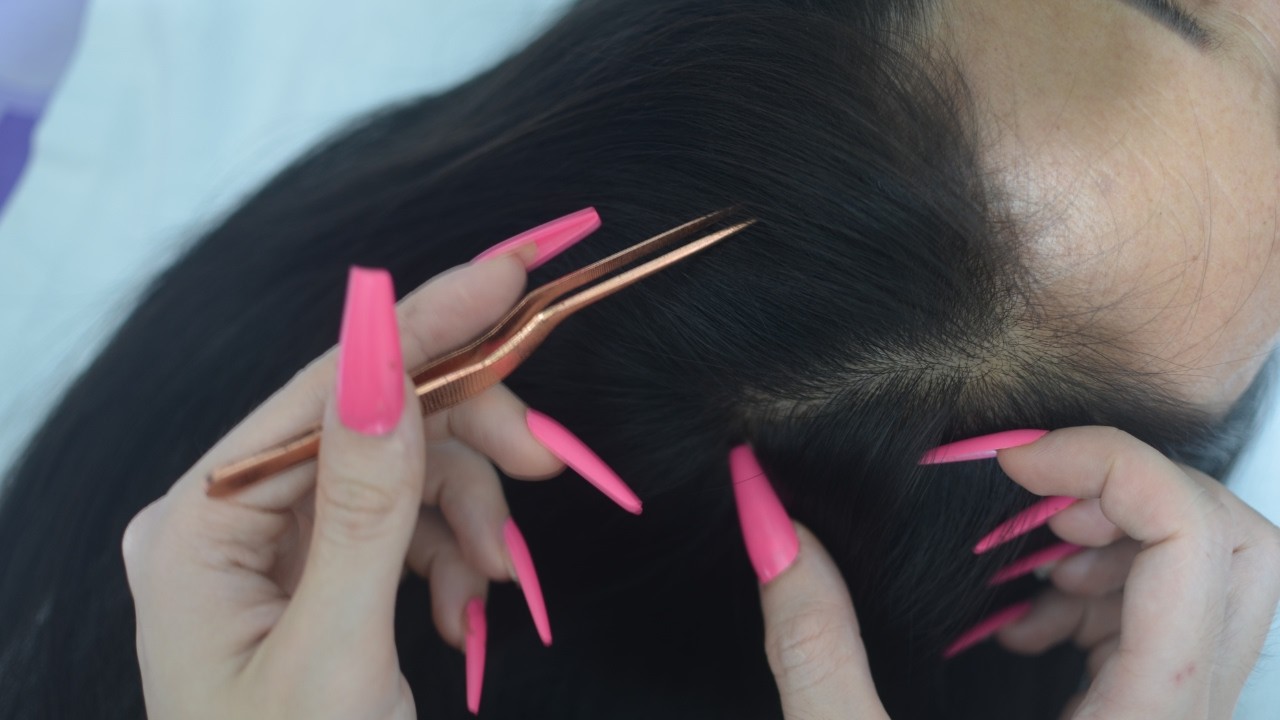 ASMR Relaxing Hair Play With Hair Sounds, Tingles For Rest & Sleep Better