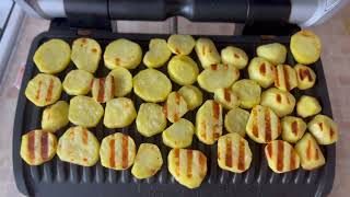 Картошка на Гриле Тефаль Вкусная Картошка за Считаные Минуты Готовим на Tefal Optigrill XL Картофель