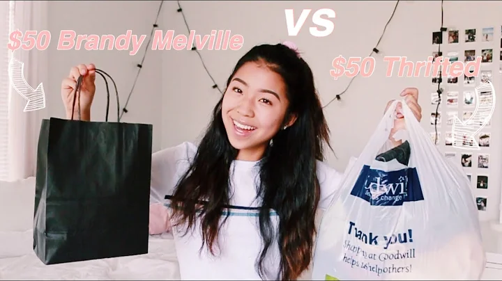 $50 at Brandy Melville vs $50 Thrifted