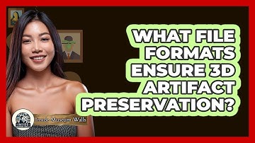 What File Formats Ensure 3D Artifact Preservation?
