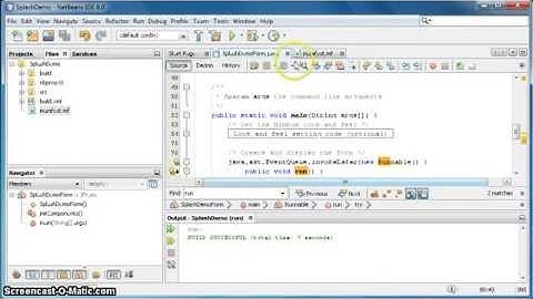 NetBeans 001 - Splash Screen