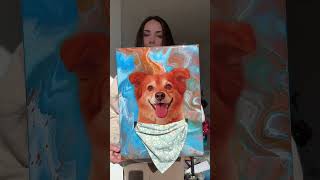 #petmemorial #painting #art #painting #artist #petportrait #pets #petloss #petlover #petshorts