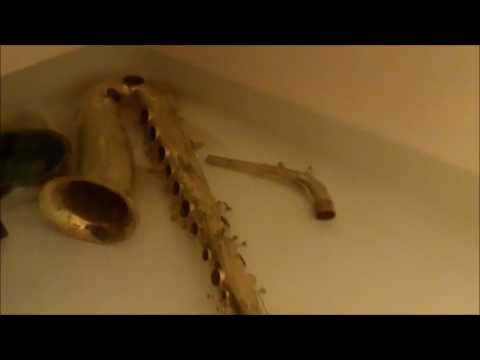 Delaquering a Saxophone