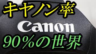 キヤノン率、９０％の世界