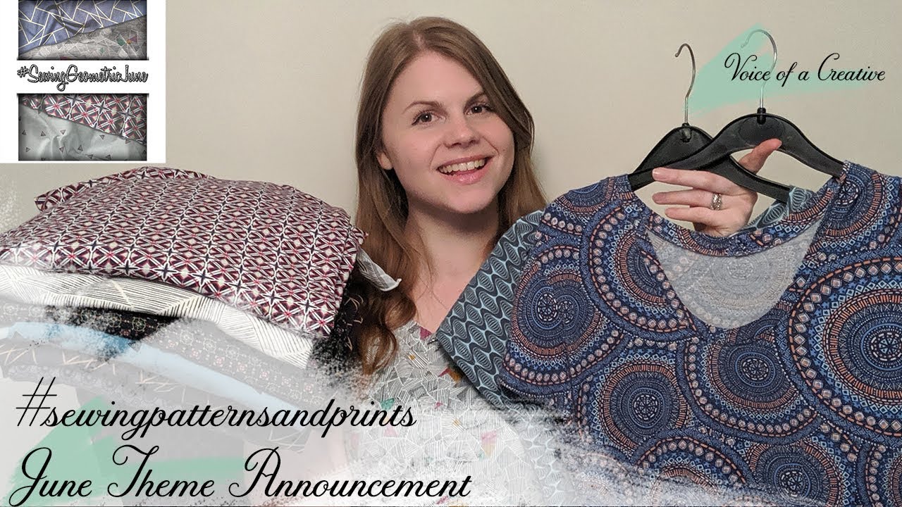 Sewing Challenge sewingpatternsandprints June Theme Announcement YouTube