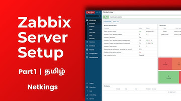 Zabbix Server Setup in Tamil – Installation & Configuration (Part 1) | NetKings