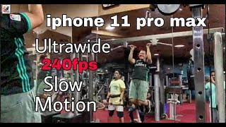 Iphone 11/12Pro Max Low Light ultrawide Slow Motion Video | Ultrawide Super Slow Motion 2019 Iphone