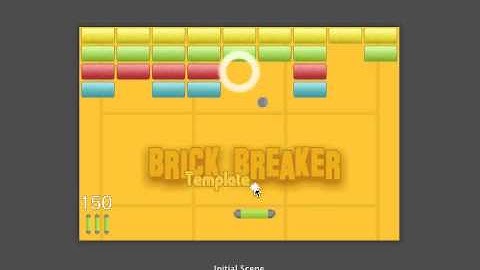 Brick Breaker template - gamesalad