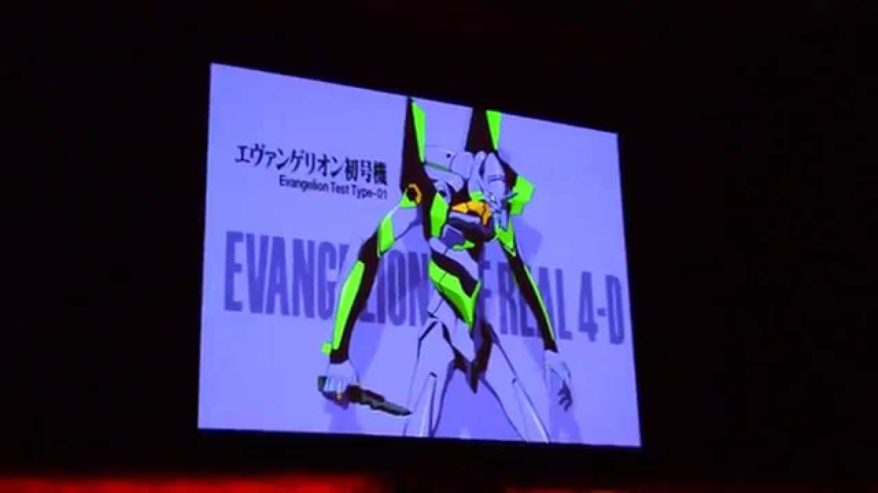 Usj エヴァンゲリオン ザ リアル4d 初日初回 15年 Universal Cool Japan15 Eva Youtube