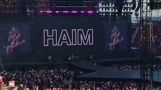 HAIM The Eras Tour at Levi's Stadium, Santa Clara, Ca Saturday July 29, 2023