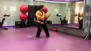 TAEKWONDO Knifehand Middle Block with Back Stance!