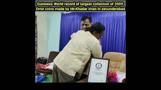 One More Proud for Hyderabad | Guinness World Record of Largest Collection of 3909 Error Coins | HYD