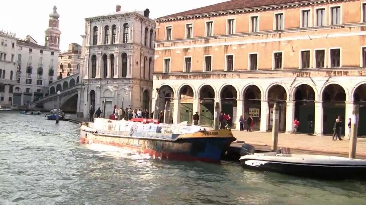 カナル グランデを船に乗りながら撮影 Venezia Canal Grande Youtube