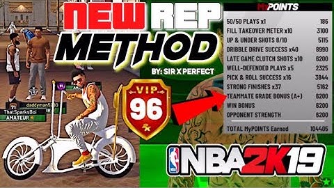 NBA 2k19 Rep Method [NEW] 🔥140K PER HOUR (PART 3)