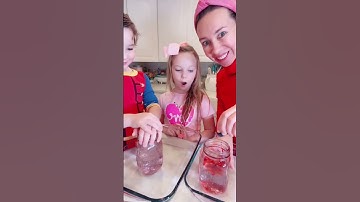 HEALTHY HEART ❤️ SCIENCE EXPERIMENT for kids! Teach them how the ❤️ works! #viral #trending #shorts