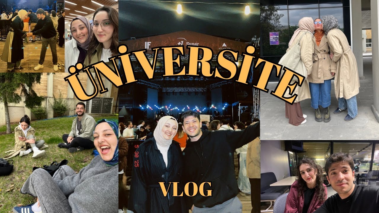 ÜNİVERSİTE VLOG | dönem kapanışı hatırası & her şey | can bonomo konseri, DG’ler, hacettepe üni vlog