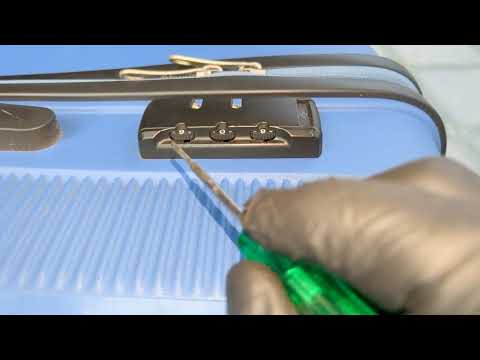 How To Unlock Forgotten Combination Lock password Very easy method american tourister kimiliant 