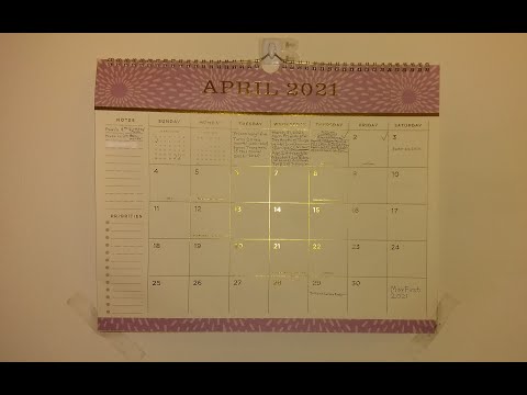 Video: Kalendar kesihatan untuk April 2021