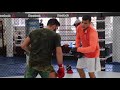 Nasrat Haqparast crushing pads ahead of UFC Hamburg