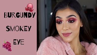 Burgundy Smokey Eye Makeup Tutorial | Chelseasmakeup