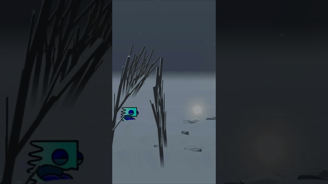 Geometry Dash: Snow Flies In Fog by DeniPol (part 1/часть 1) 