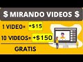 RECIBE $ 15 Por ver 1 video (10 videos = $ 150) Ganar dinero por internet Jesus Avellaneda