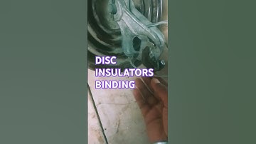 disc insulator binding #viralshort #line #insulator #transmission#disc #insulator