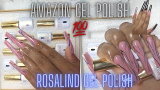 AMAZON ROSALIND GEL POLISH | AMAZON FINDS | BEGINNER NAIL TECH