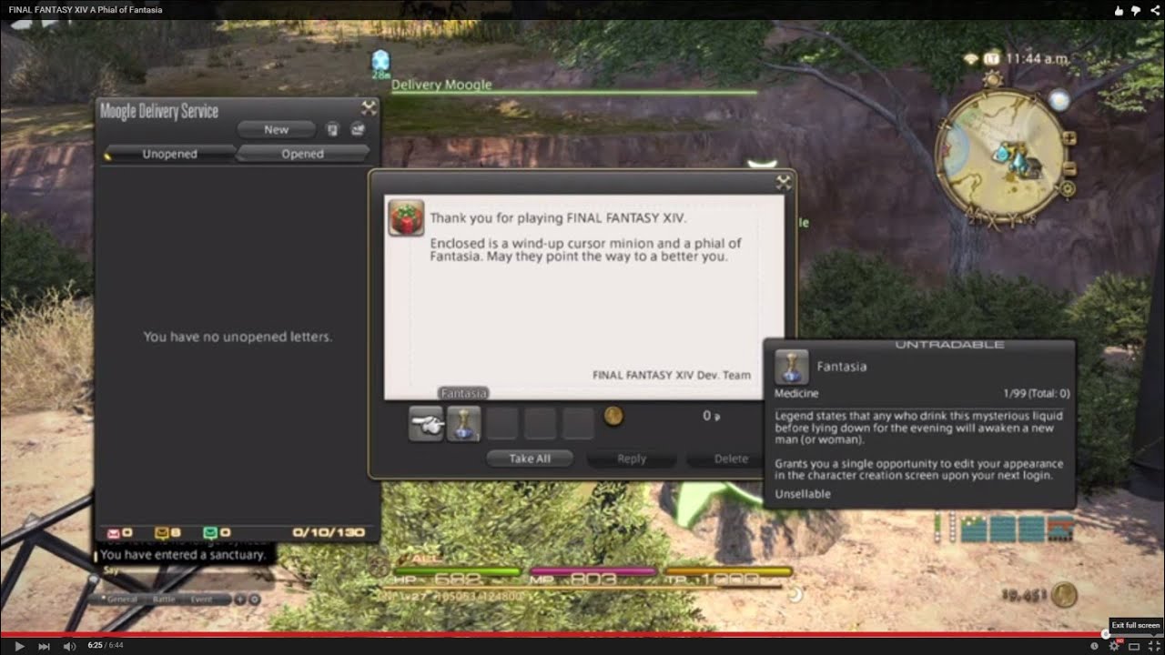 Final Fantasy Xiv A Phial Of Fantasia Youtube