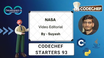 NASA | Starters 93 | CodeChef | DCC NIT-A