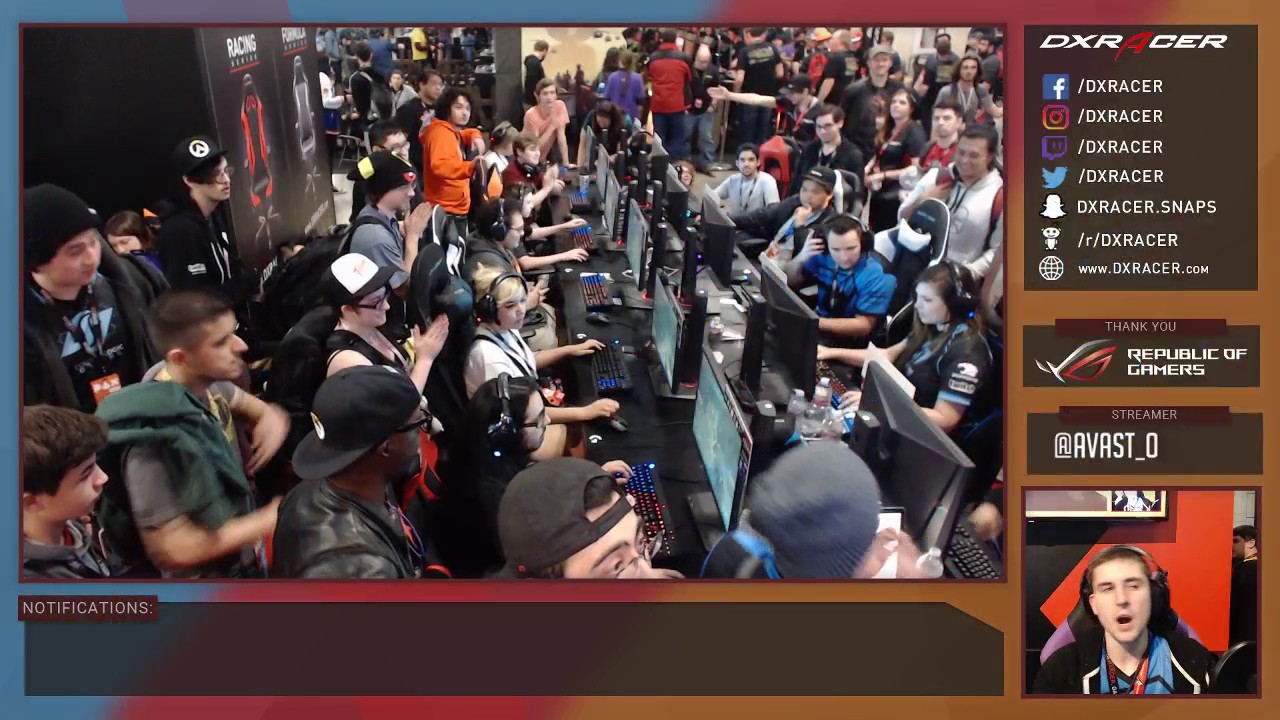 DXRACER - Play with the Pros! @ PAX South 2017 Day 2! PUPPY TEAM v THE PROS