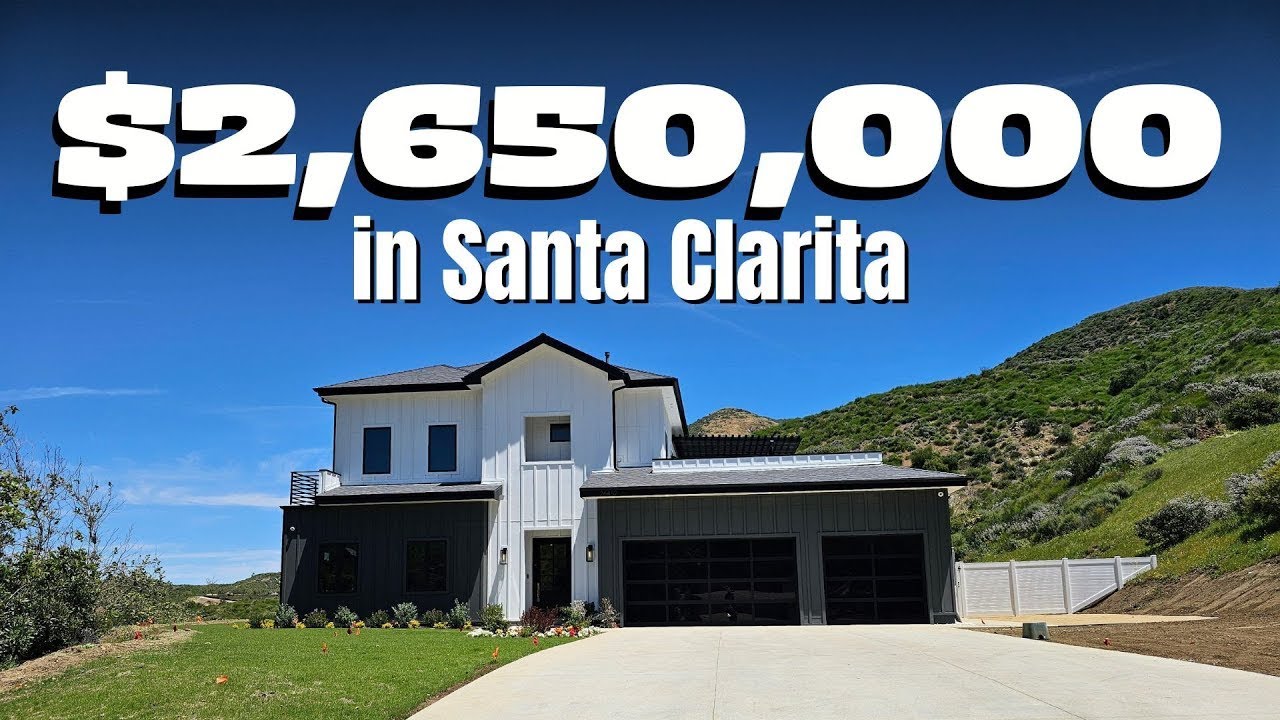 New Construction Homes in Los Angeles- Absolutely Stunning View Home Model House Tour Santa Clarita