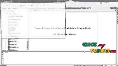 Final Year Projects 2015 | Thermal-Aware Scheduling of Batch Jobs