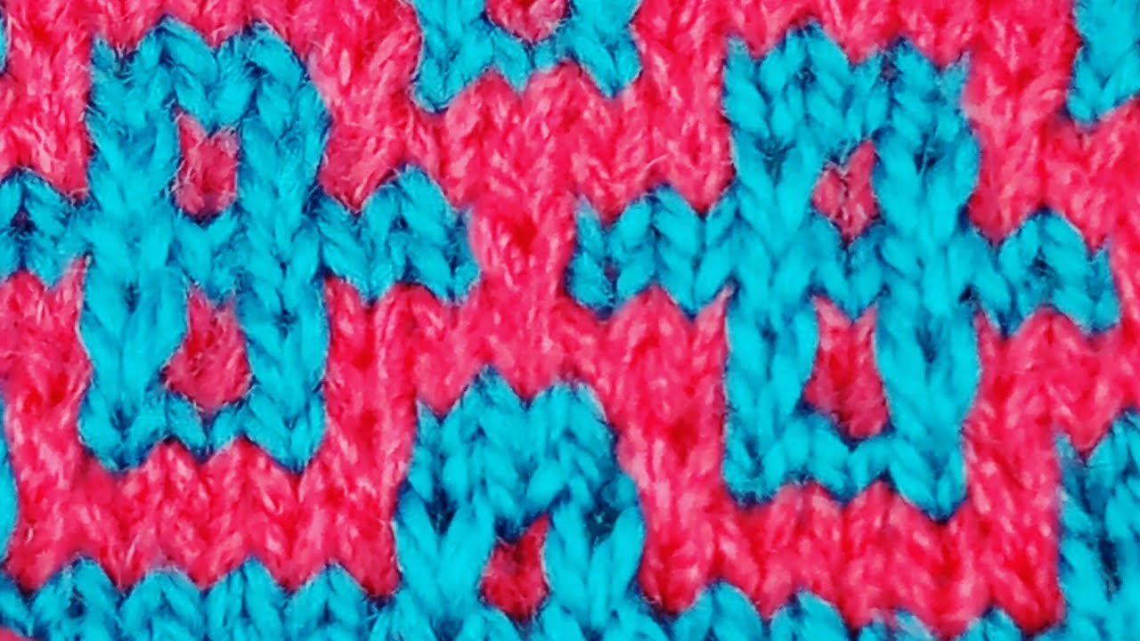 Easy knitting sweater design #1 | Double colour design | बुनाई डिज़ाइन
