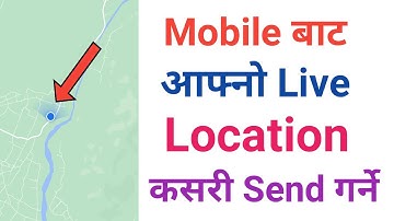 How to share your live location in messenger|Nepali| By kbg production