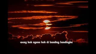 Lirik ojo di banding bandingke || abah lala (cover panjiahriff)