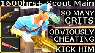 TF2 Player gets ANGRY🔸1600  Hours Scout Main Gameplay