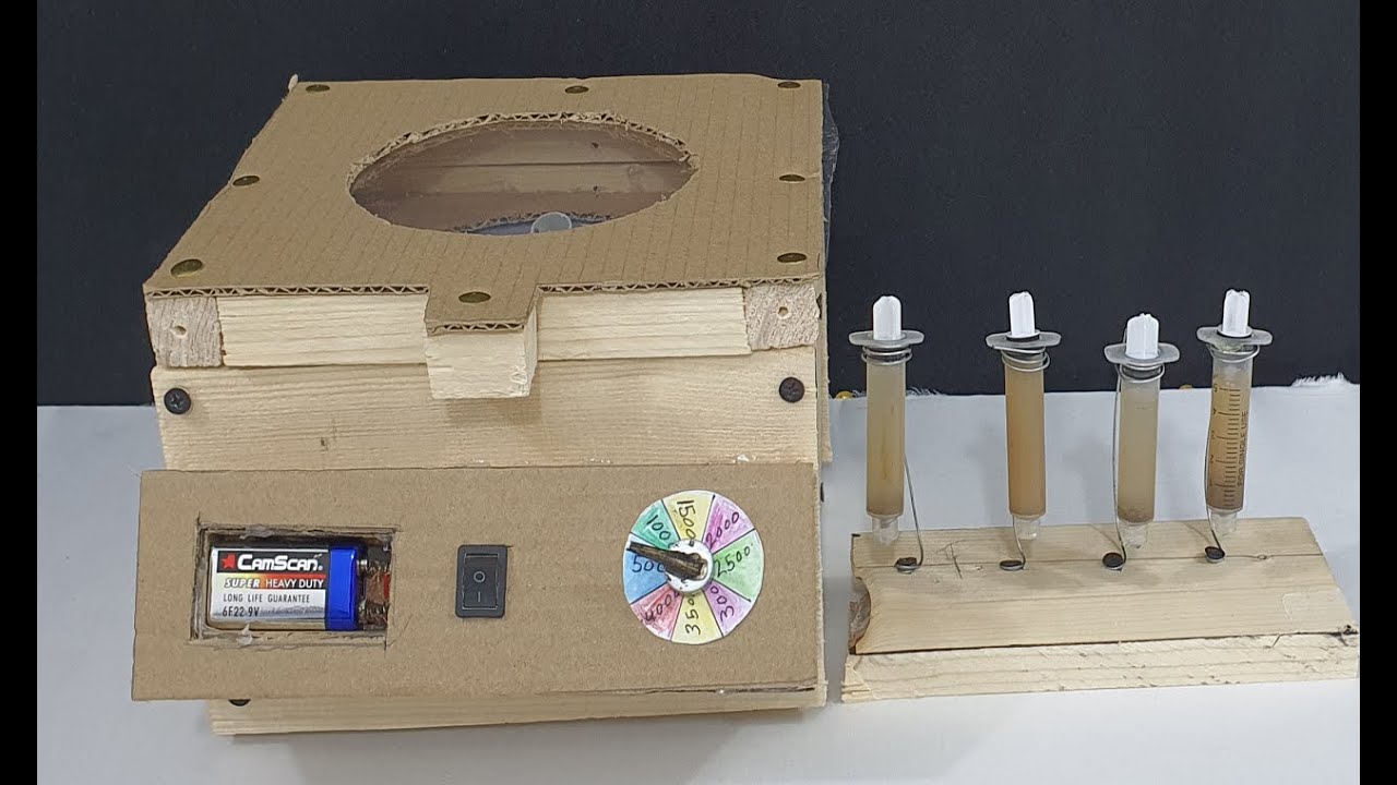 صنع الة الطرد المركزي Making a centrifuge