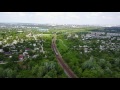 Погоня за электричкой на Mavic Pro|Харьков Липовая роща