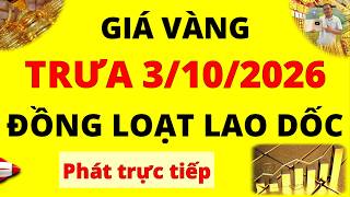Details Trực tiếp giá vàng Trưa hôm nay ngày 3/10/2026 - Đồng loạt lao dốc giá vàng 9999, Sjc, Pnj và Doji Guide