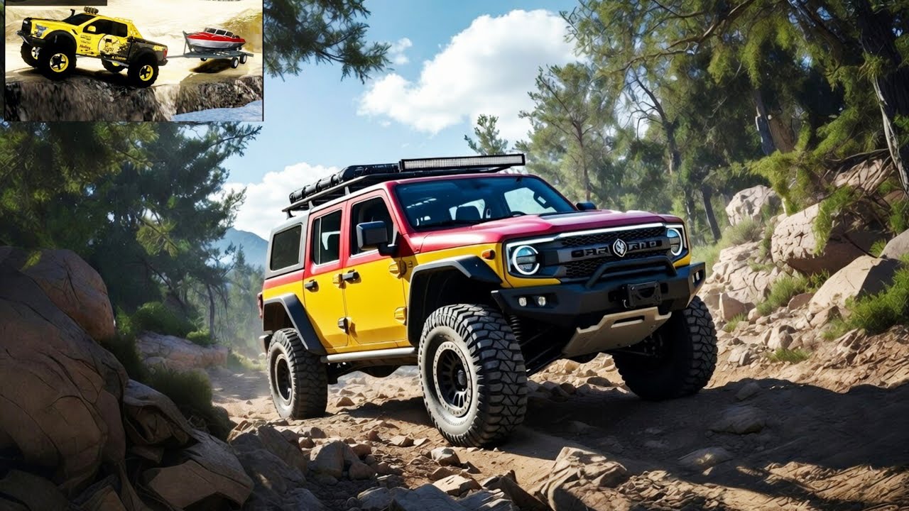 Offroad Outlaws Simulator #35 - Extreme Monster Truck and Bike Mud Rocks Driving - Android Gameplay 