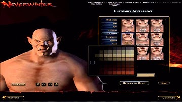 Neverwinter MMORPG | Character Creation - Race And Class Selection